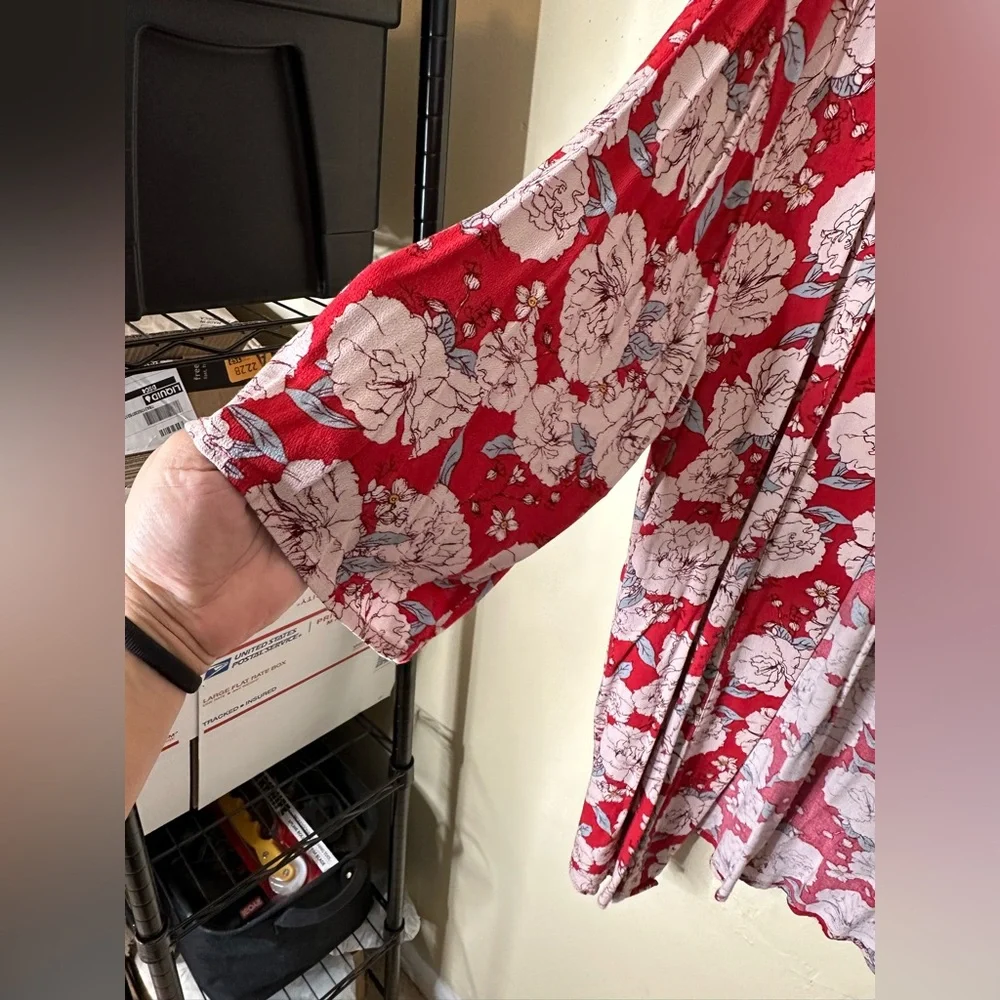 Knox Rose Floral Kimono Coverup XL/XXL - Picture 3 of 4